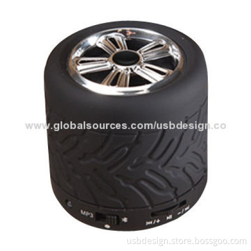 2014 Hot Sell Mini Bluetooth FM Radio Speaker, Wholesale, Made of ABS + PVC Materials